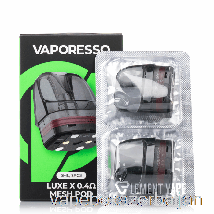 E-Juice Vape Vaporesso LUXE X Replacement Pods 0.4ohm LUXE X Pods